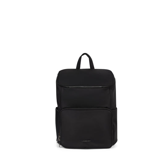 The Anabelle – Black Recycled Nylon Maternity Backpack
