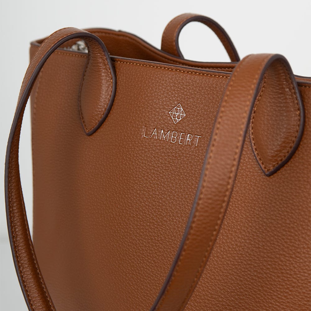 The Claire - Affogato Vegan Leather Tote Bag