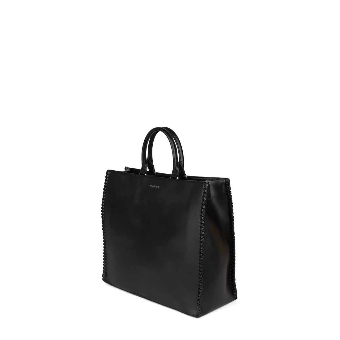 The Eloise – 2-in-1 Black Vegan Leather Tote Bag