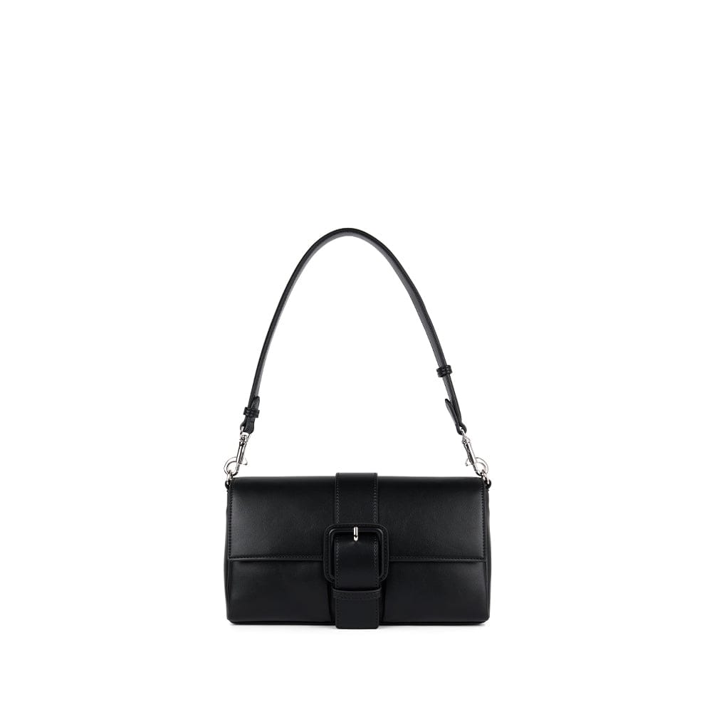 The Elsie – 2-in-1 Black Vegan Leather Handbag