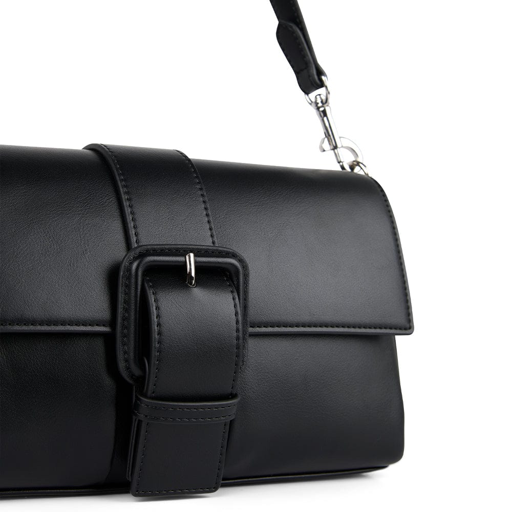 The Elsie – 2-in-1 Black Vegan Leather Handbag