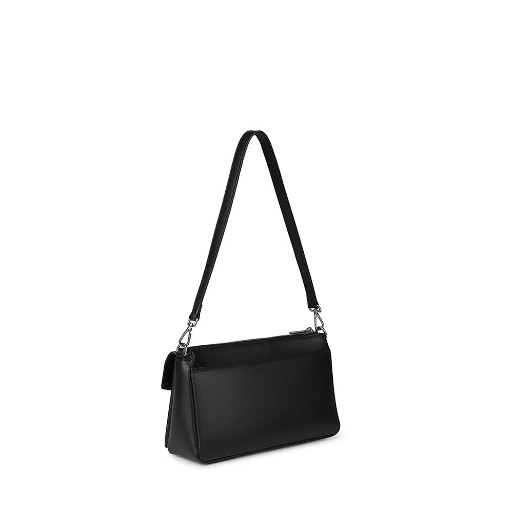 The Esmee - 2-in-1 Black Vegan Leather Handbag