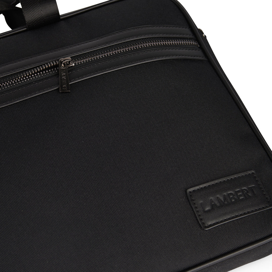 The Evie – Black Laptop Bag Canvas