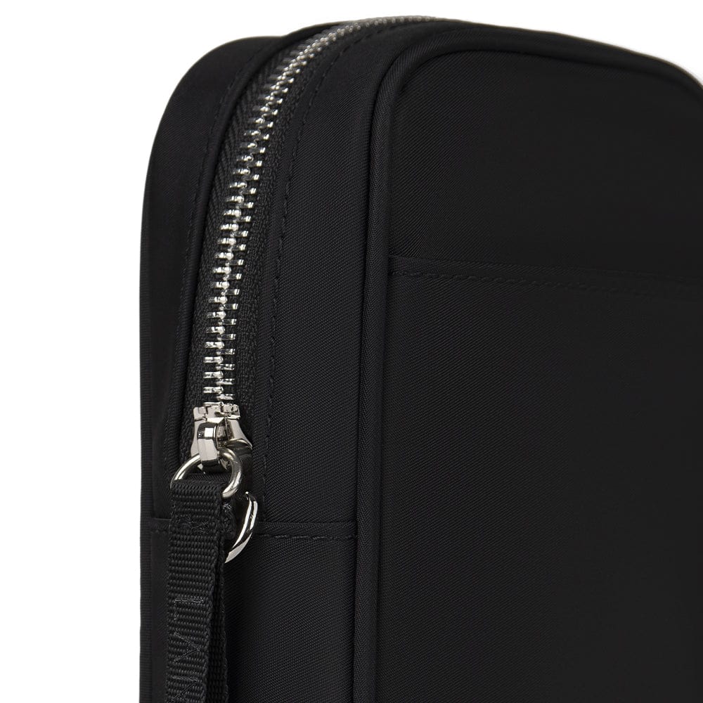 The Iris - Black Recycled Nylon Crossbody Bag