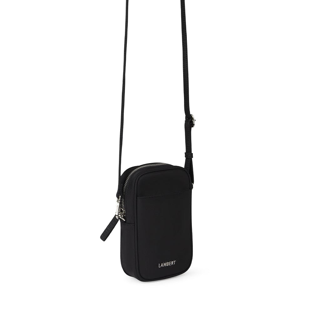 The Iris - Black Recycled Nylon Crossbody Bag