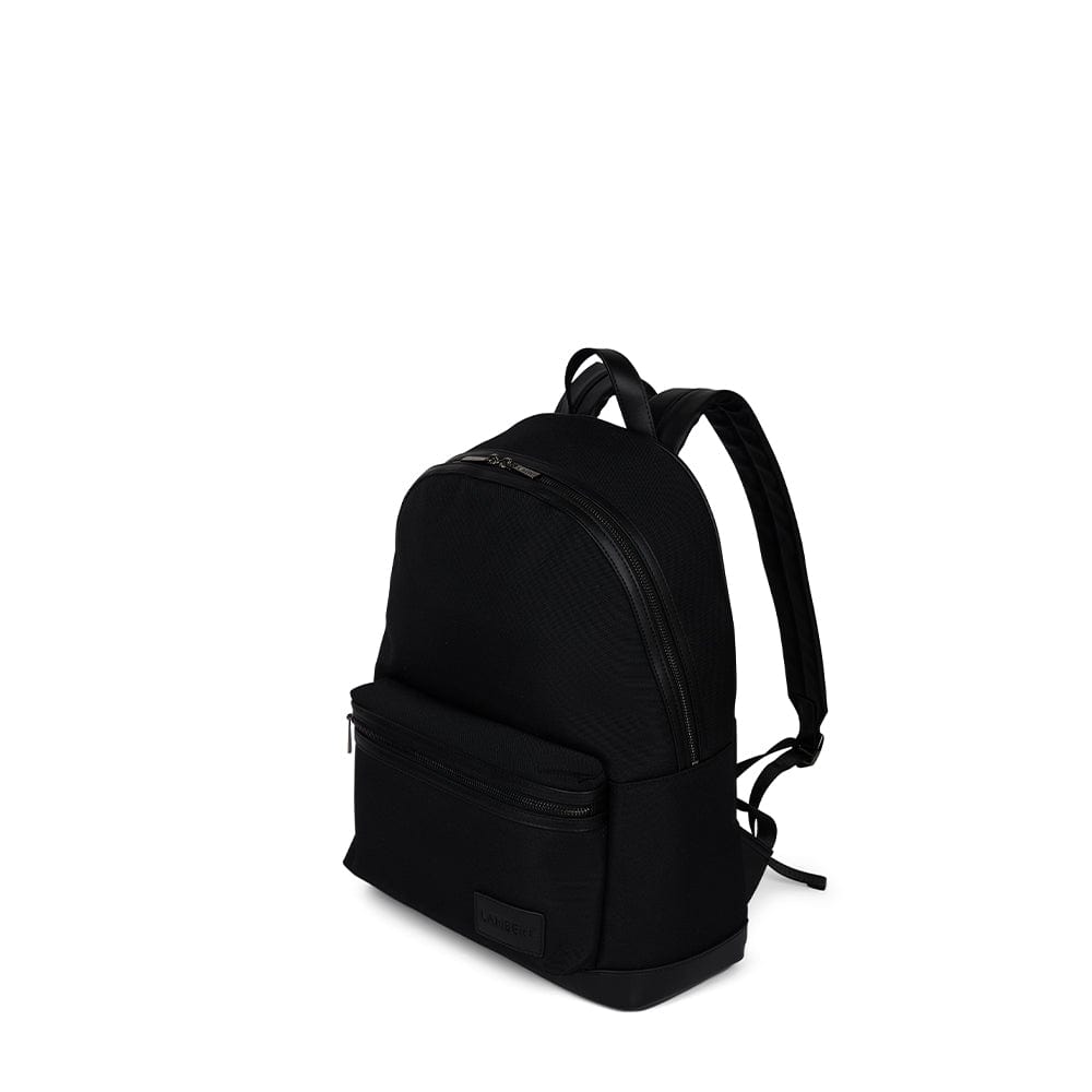 The Logan – Black Canvas Backpack
