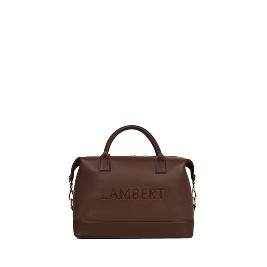 The Mae - Chocolate Vegan Leather Small Travel Bag