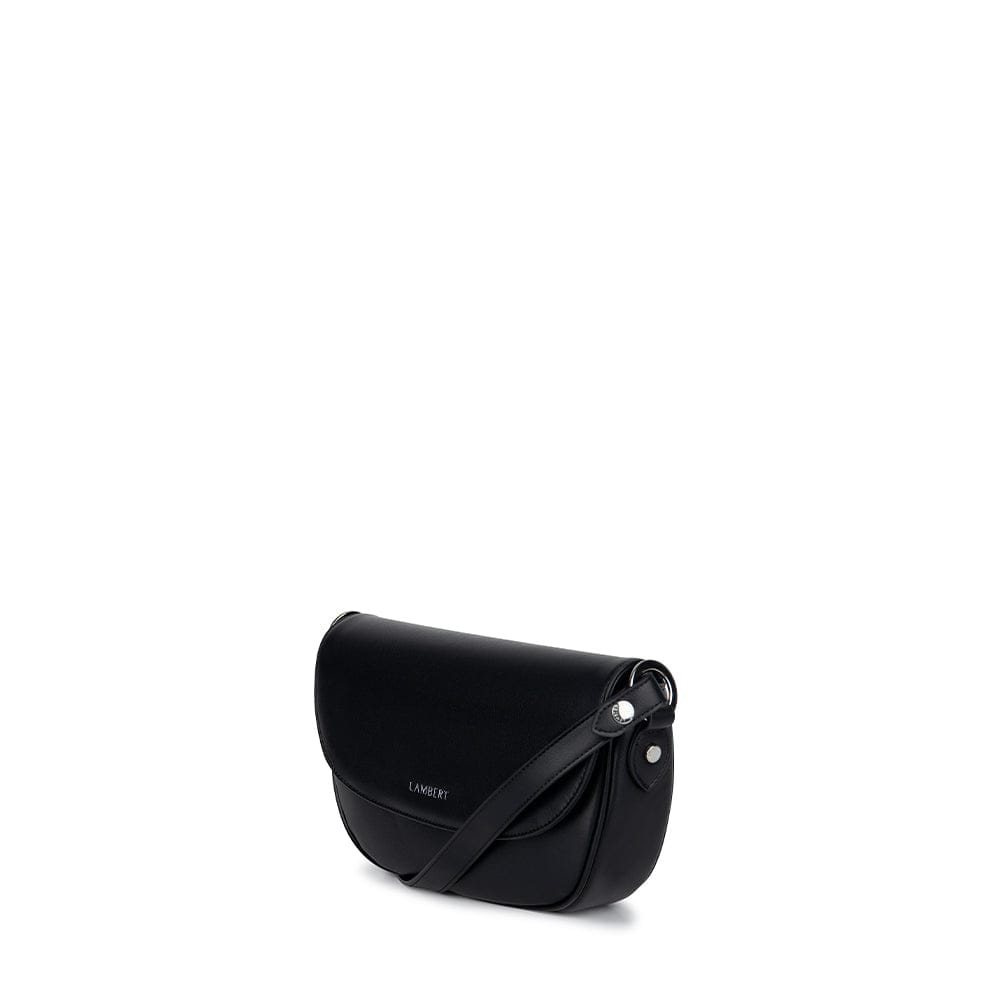 The Nadia - 2-in-1 Black Vegan Leather Handbag