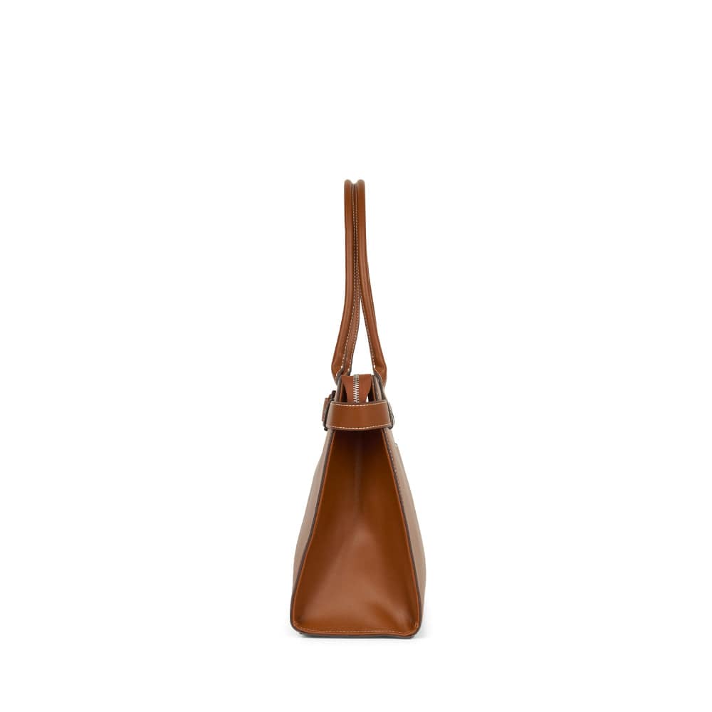 The Odelia – Affogato Vegan Leather Tote Bag