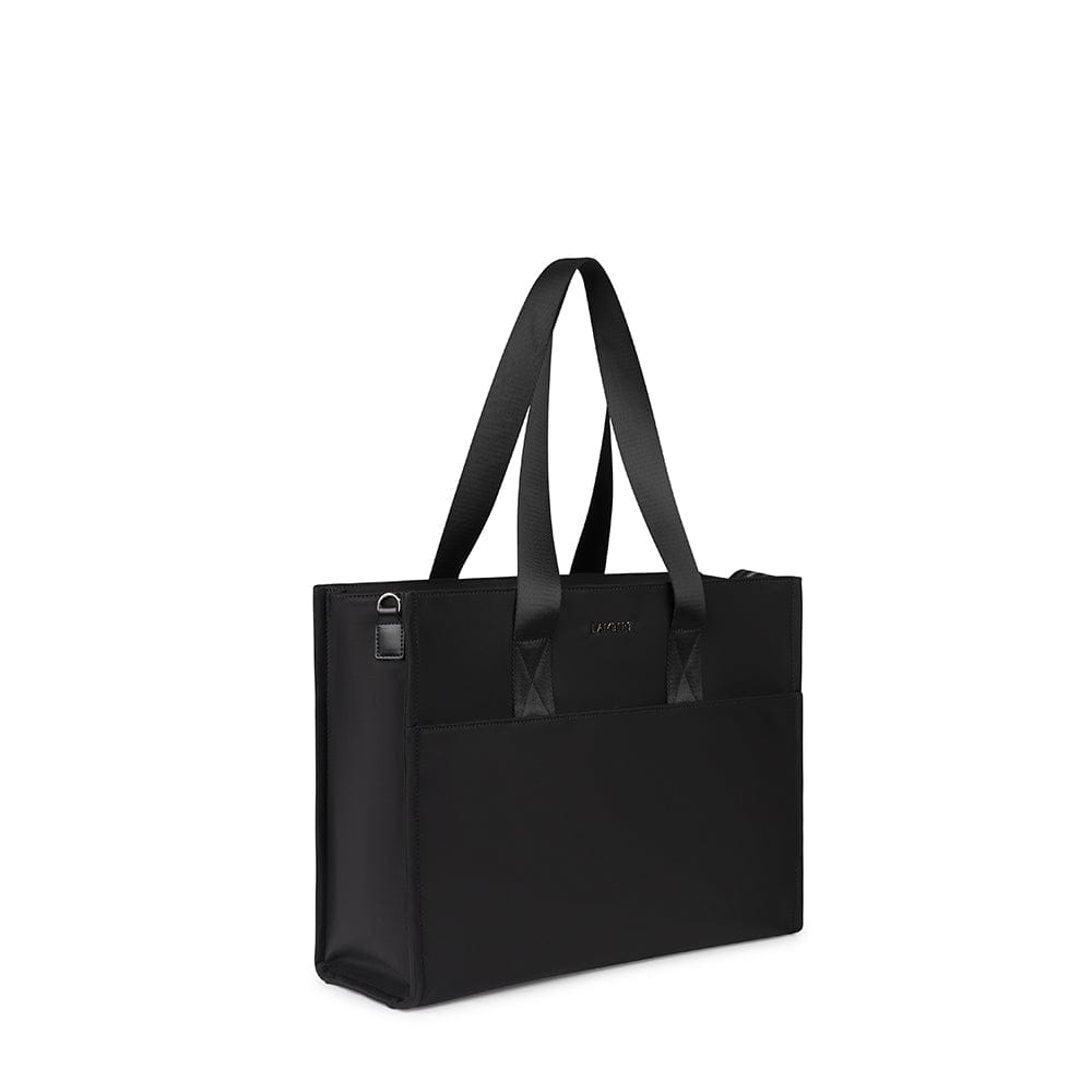 The Tessa - Black Recycled Nylon Tote Bag