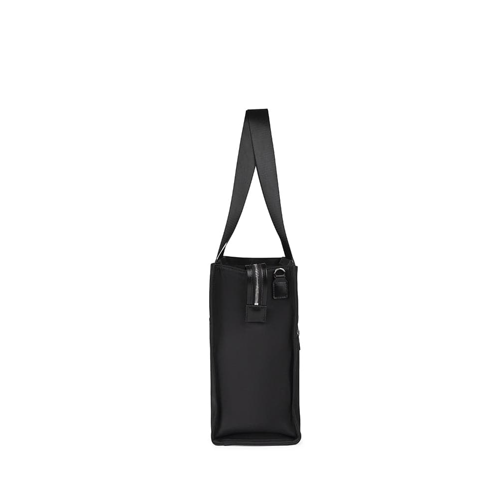 The Tessa - Black Recycled Nylon Tote Bag