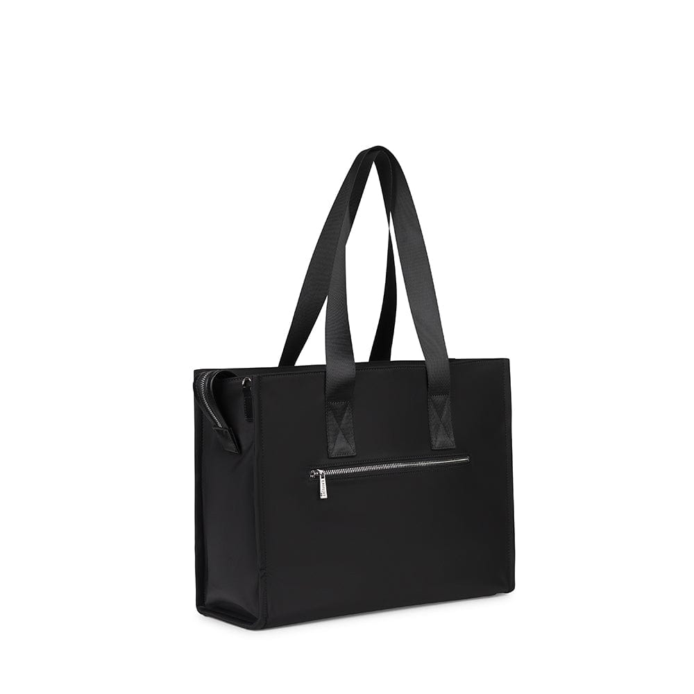 The Tessa - Black Recycled Nylon Tote Bag