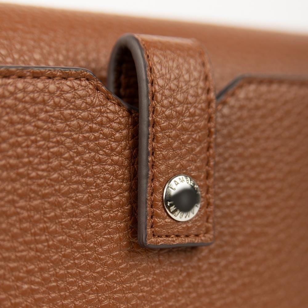 The Tina - Affogato Vegan Leather Small Crossbody Bag