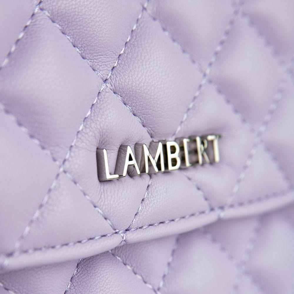 The Penelope - 2-in-1 Lavender Vegan Leather Handbag
