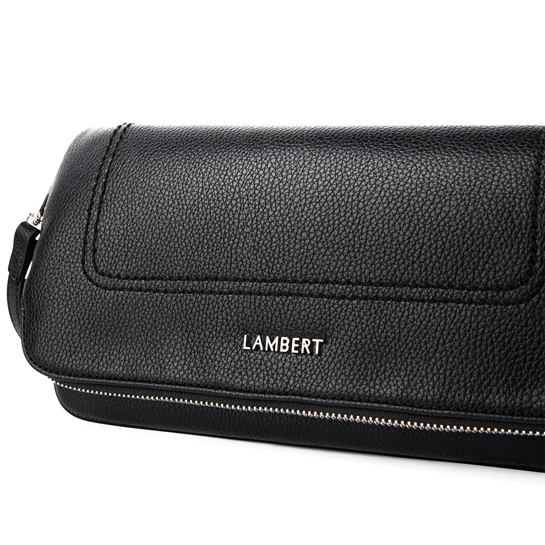 The Adele - 3-in-1 Black Vegan Leather Handbag
