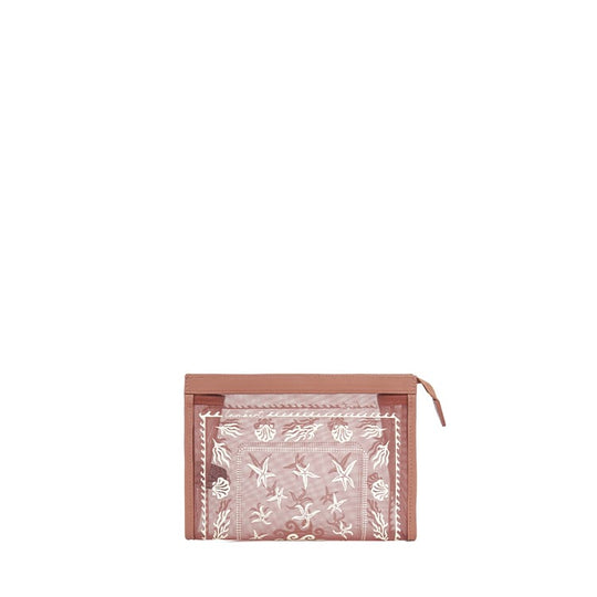 Le Alana – Pochette de plage en mesh clay