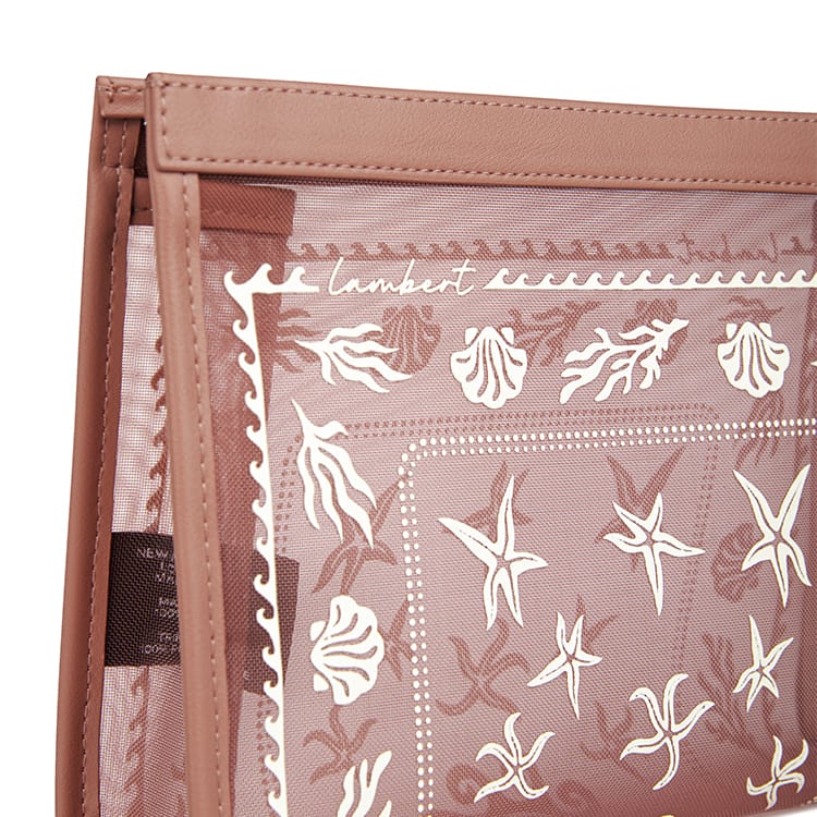 Le Alana – Pochette de plage en mesh clay