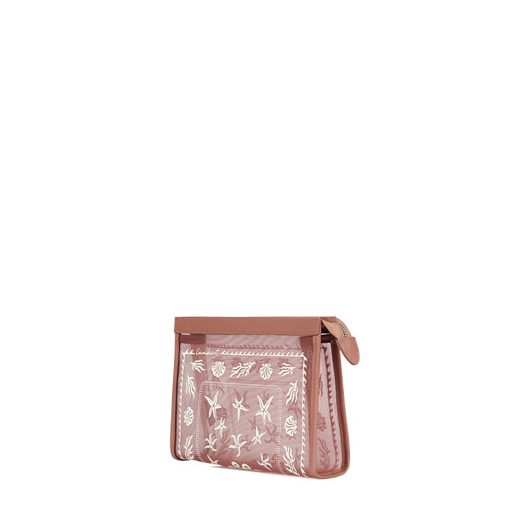 Le Alana – Pochette de plage en mesh clay