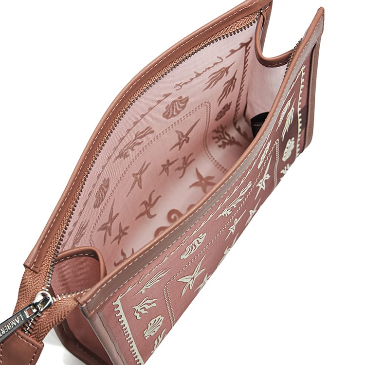 Le Alana – Pochette de plage en mesh clay