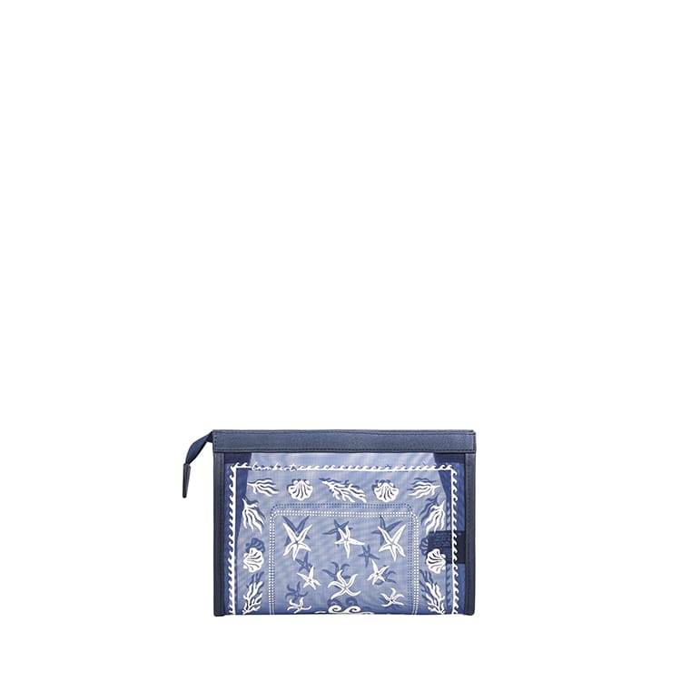 Le Alana – Pochette de plage en mesh marine
