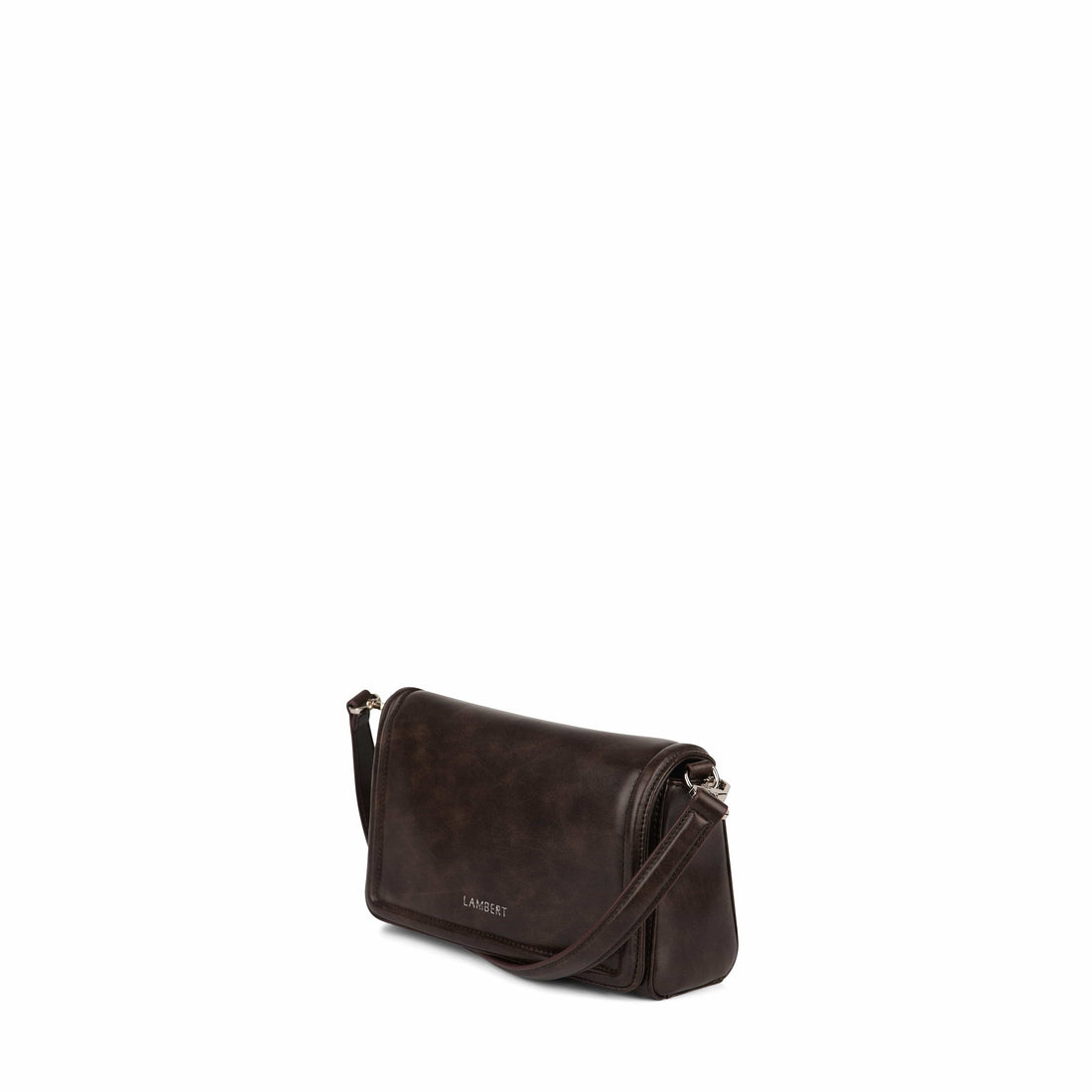 Le Alyssa - Sac à main 2-en-1 en cuir vegan espresso