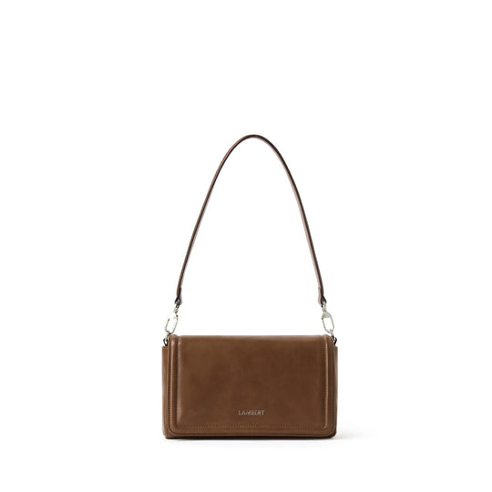 Le Alyssa – Sac à main 2-en-1 en cuir vegan hazelnut