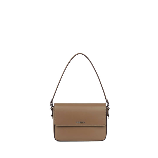 The Amber - 2-in-1 Taupe Vegan Leather Handbag