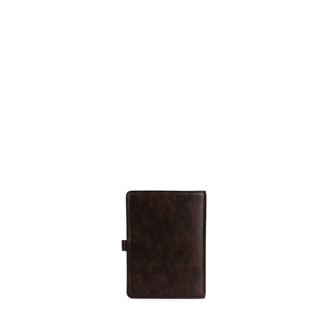 Le Ariel - Couverture à carnet en cuir vegan espresso