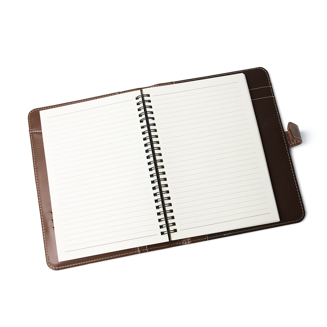 Le Ariel – Couverture à carnet en cuir vegan hazelnut
