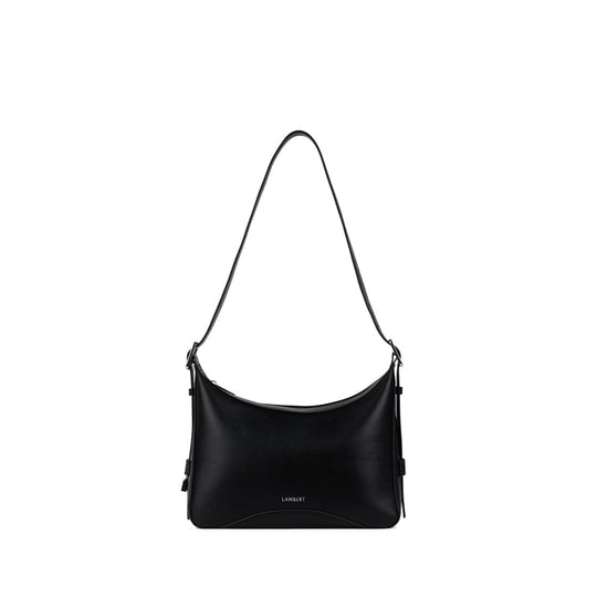 Le Audrey - Sac à main 2-en-1 en cuir vegan noir