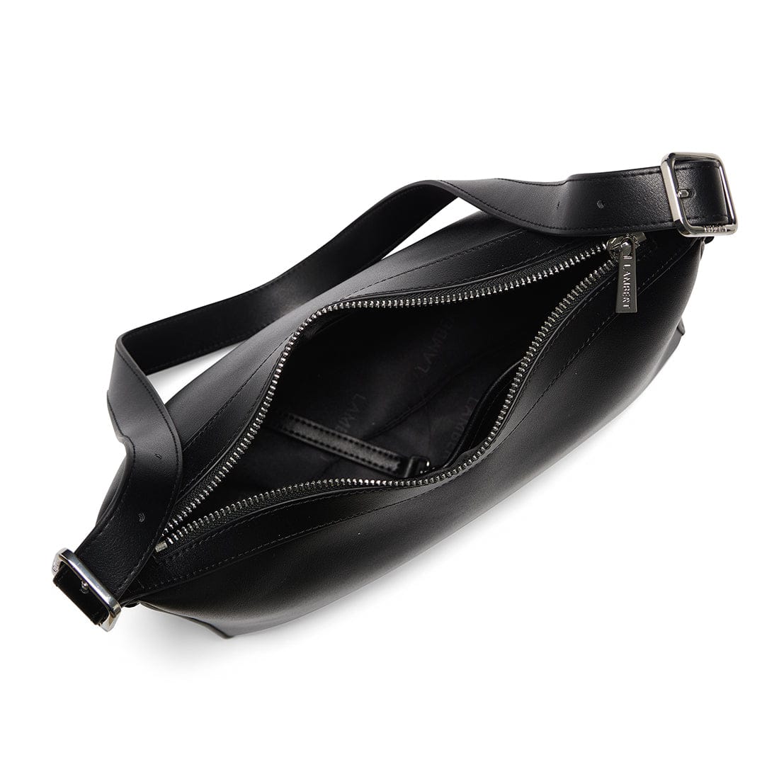 Le Audrey - Sac à main 2-en-1 en cuir vegan noir
