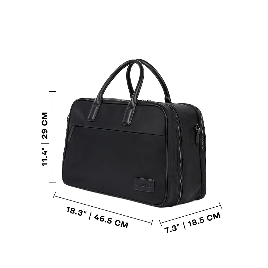 Le Amalfi – Petit Sac de voyage en nylon noir