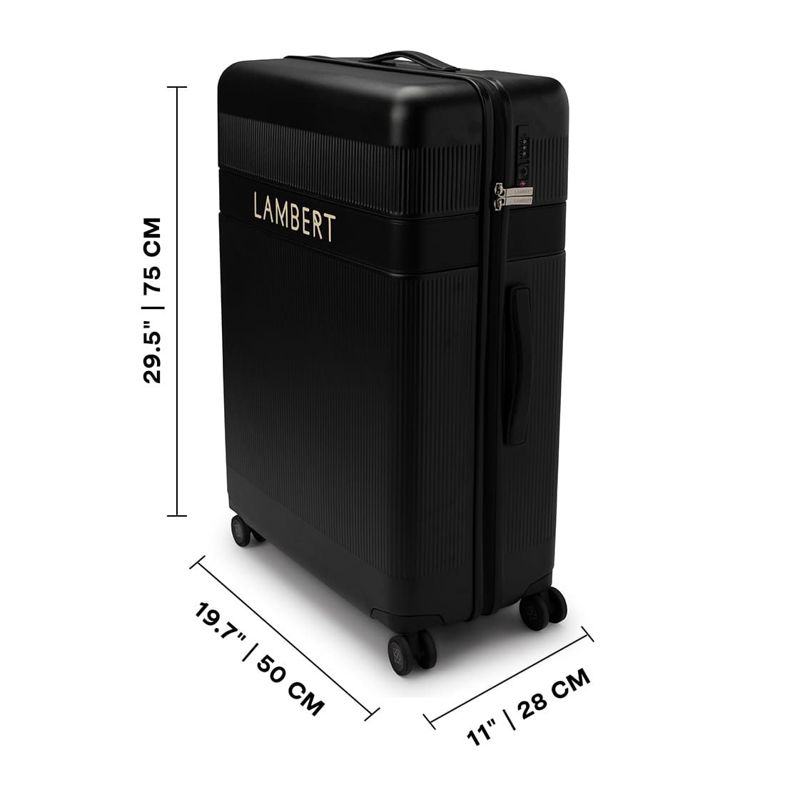 La Aspen - Valise d’enregistrement grande noire