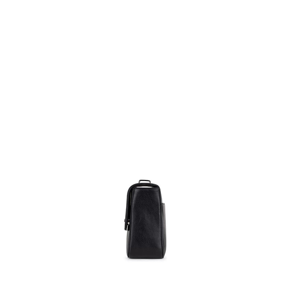 The Bianca - Black Vegan Leather 2-In-1 Handbag