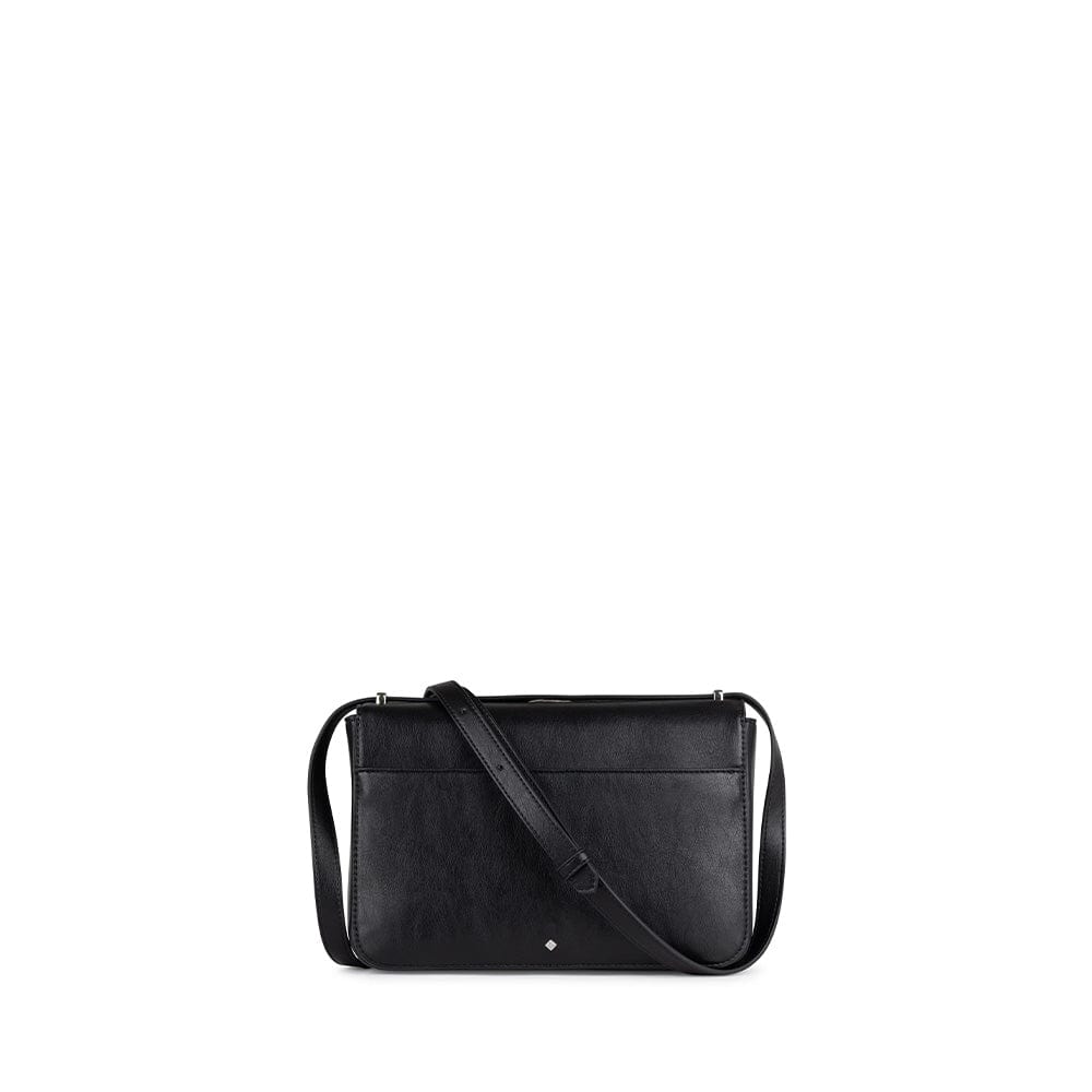 The Bianca - Black Vegan Leather 2-In-1 Handbag