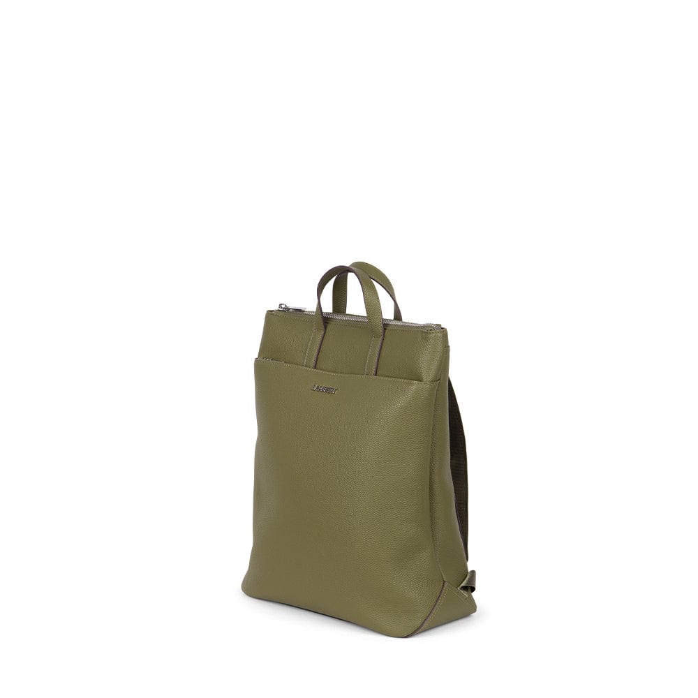 Le Billie - Sac à dos en cuir vegan olive