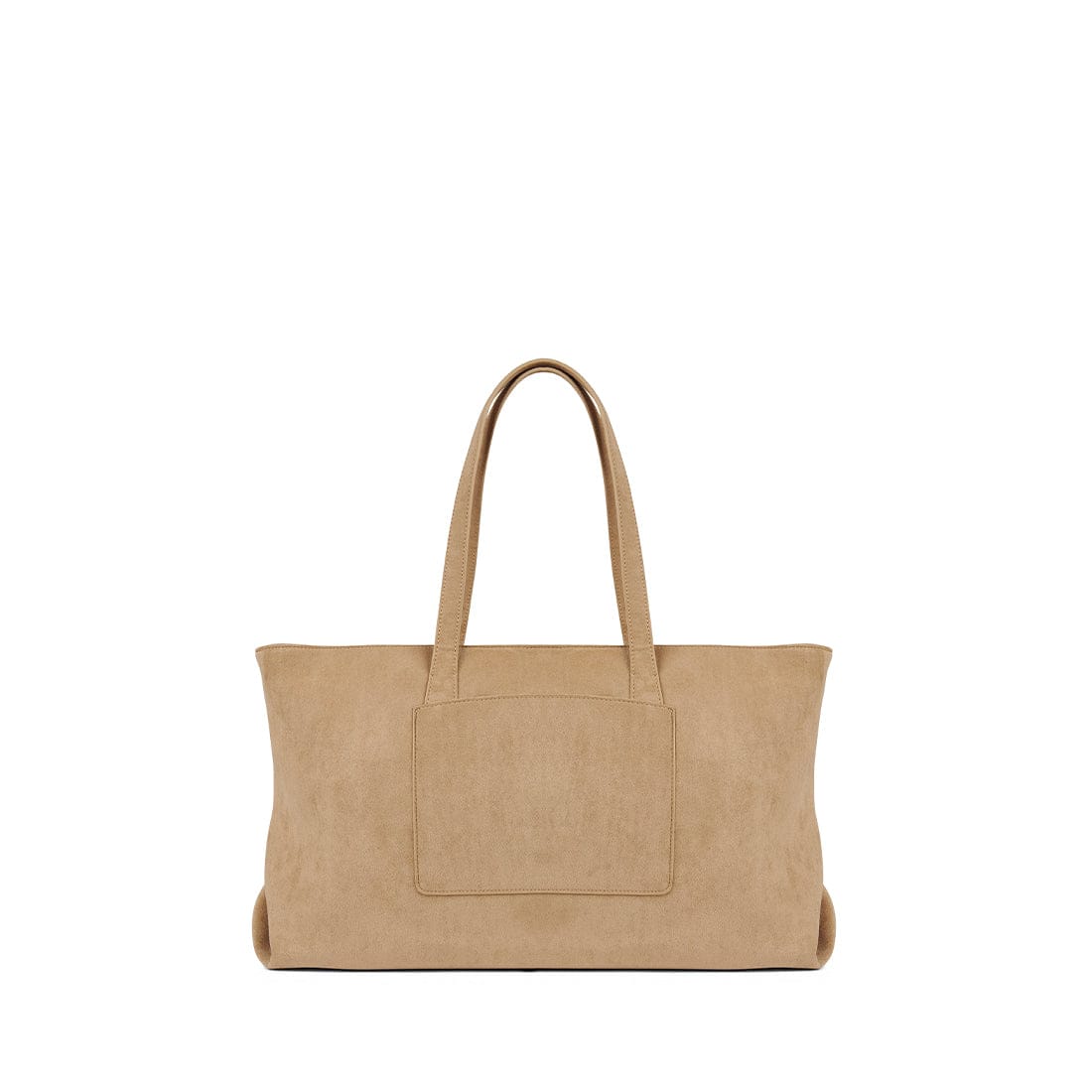 Le Britney - Sac fourre-tout en suede vegan beige