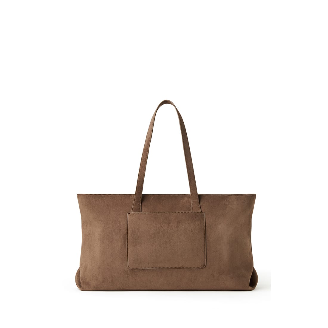 Le Britney – Sac fourre-tout en suède vegan taupe