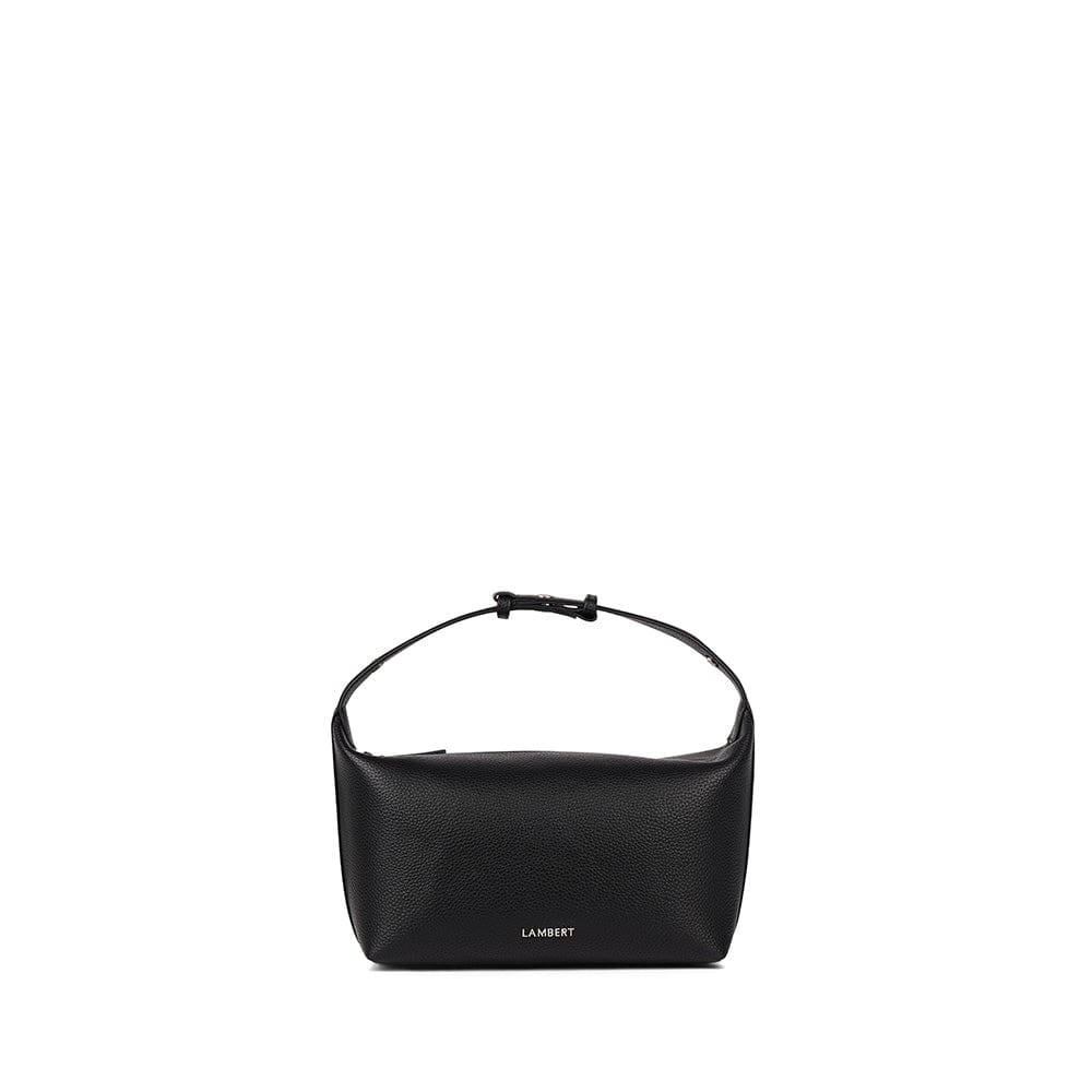 The Brooklyn – Black Vegan Leather Toiletry Bag