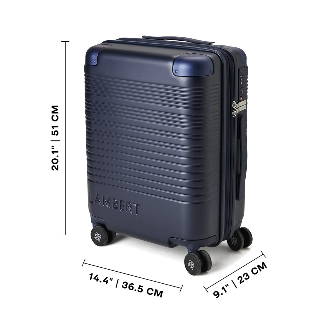 La Berlin - Valise de cabine extensible marine