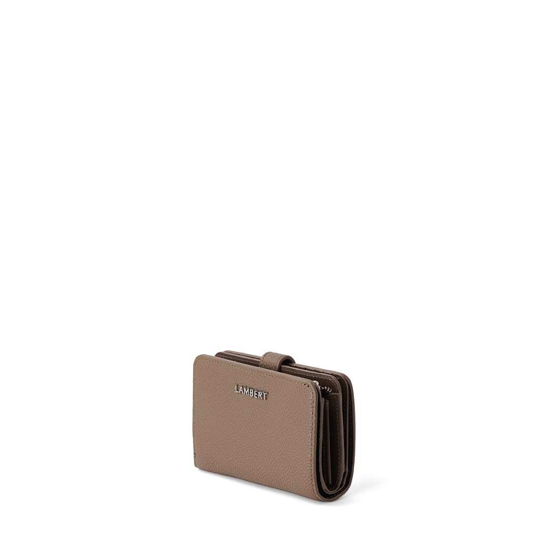 Le Carly – Portefeuille en cuir vegan taupe