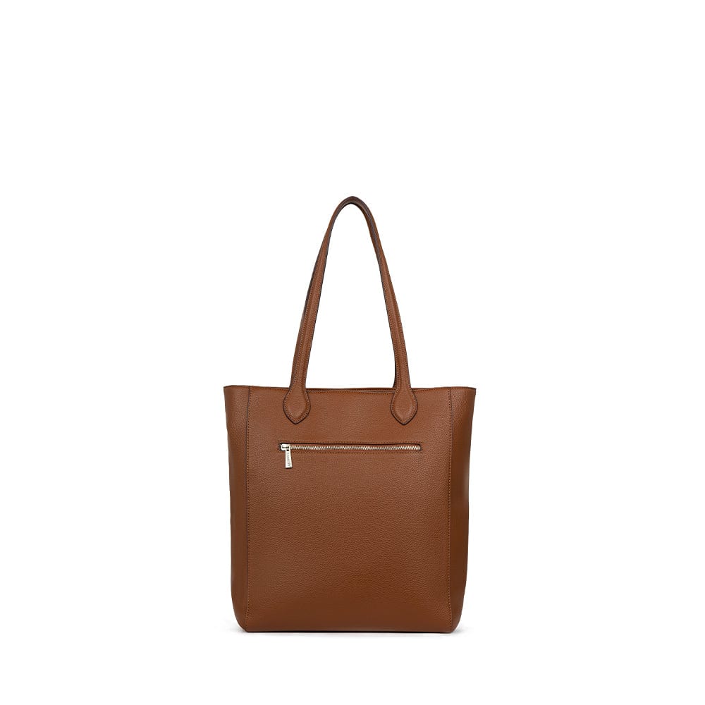 The Claire - Affogato Vegan Leather Tote Bag