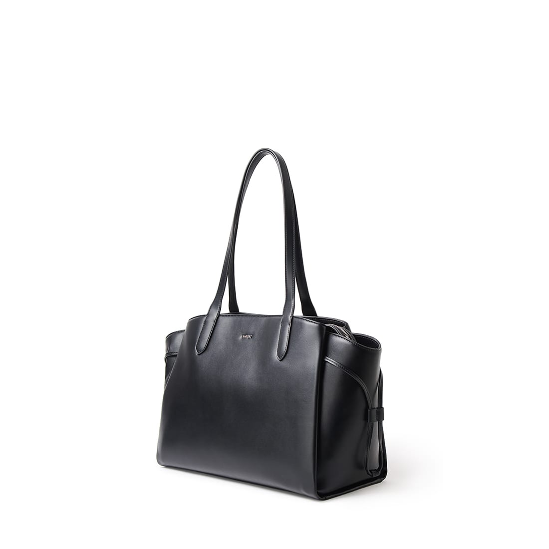 Le Clothilde – Sac fourre-tout en cuir vegan noir