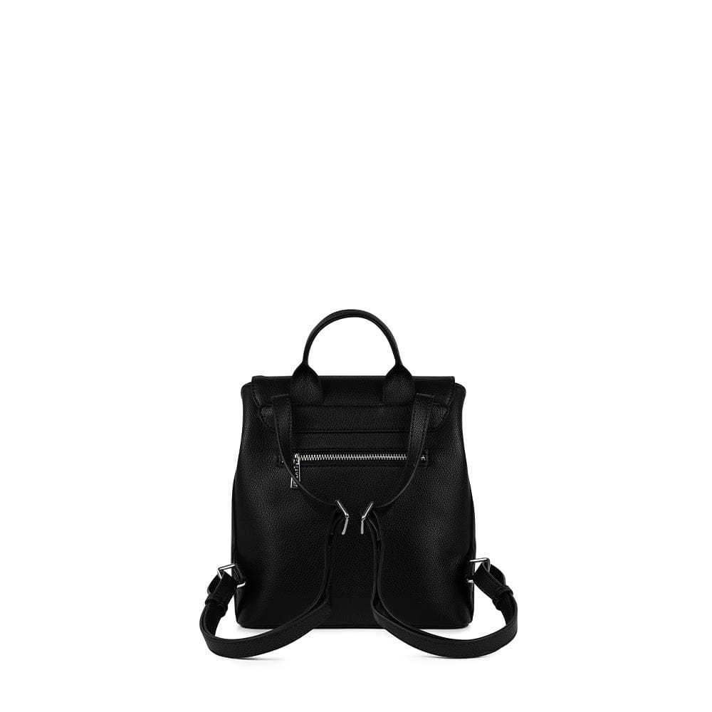 Le Cynthia - Sac à dos en cuir vegan noir