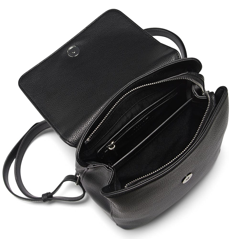 Le Cynthia - Sac à dos en cuir vegan noir