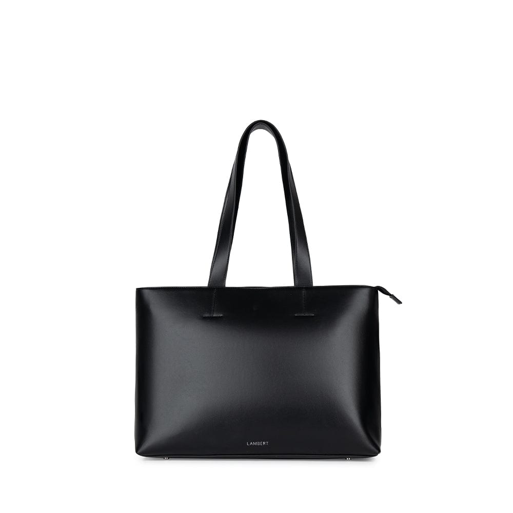 The Danyka - Black Vegan Leather Tote Bag