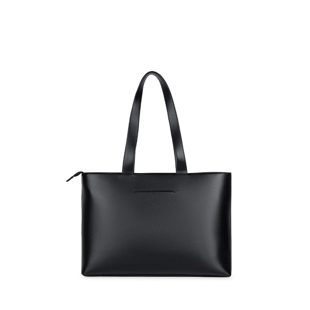 The Danyka - Black Vegan Leather Tote Bag