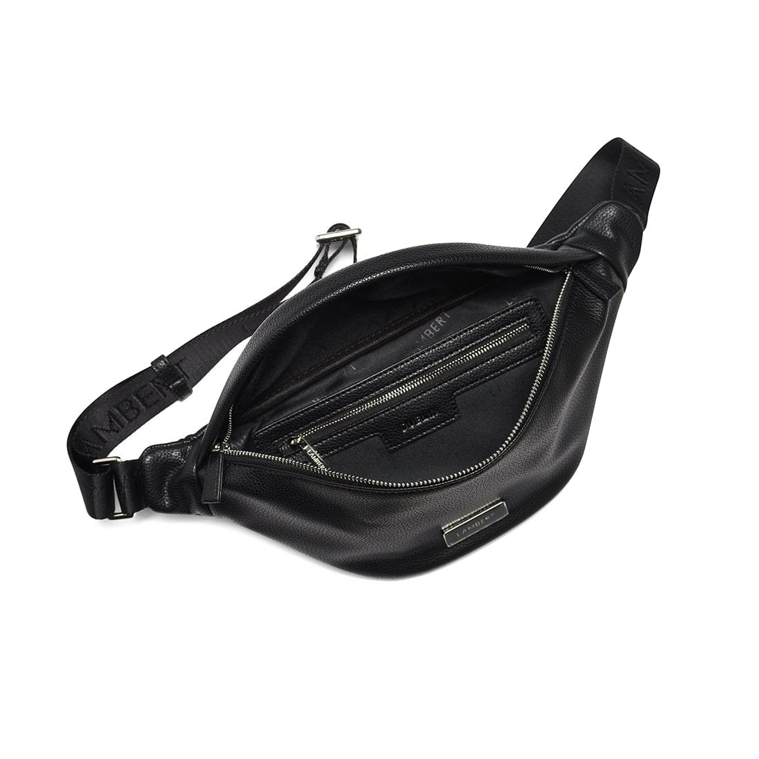 Le Dublin - Sac banane en cuir vegan noir