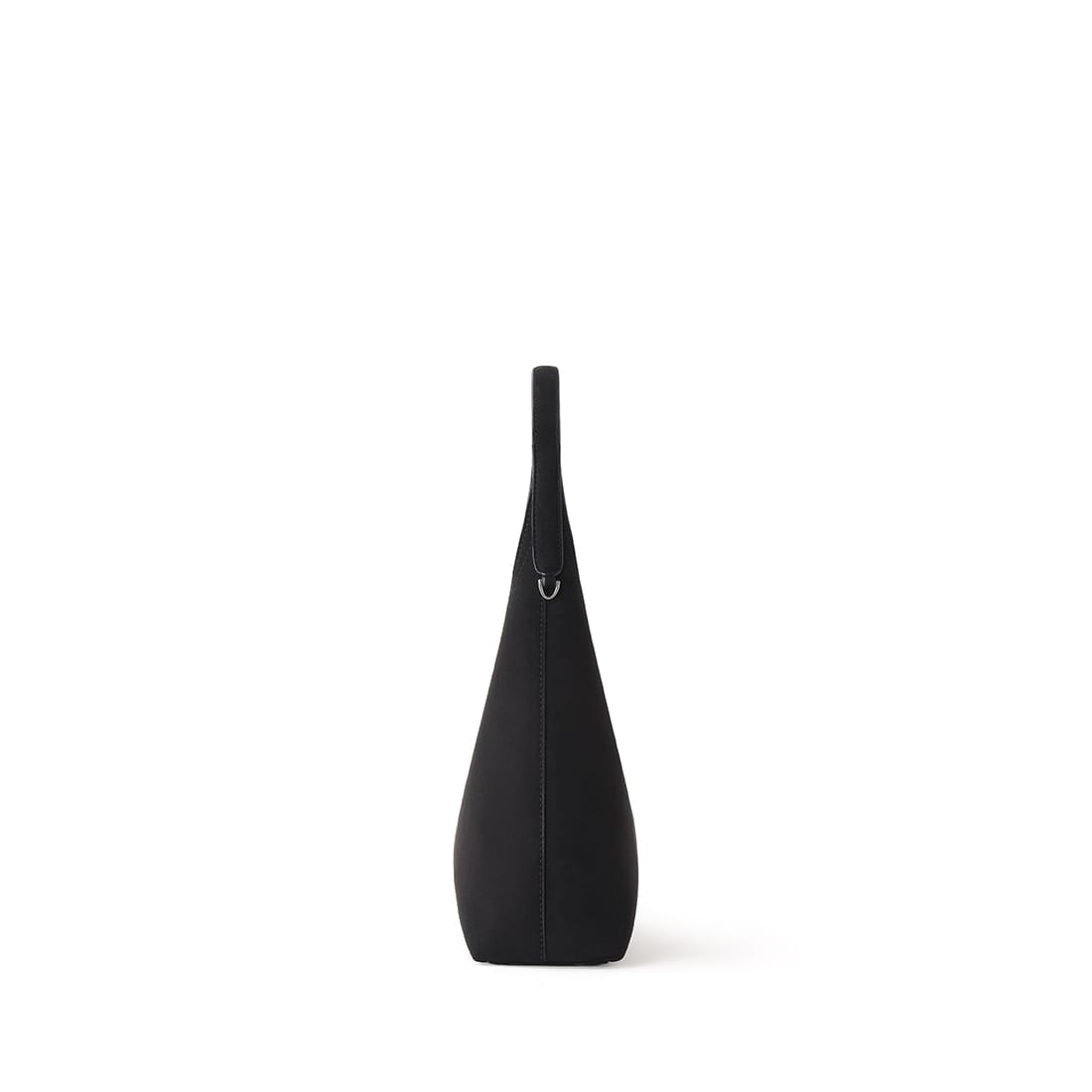 Le Elena – Sac à épaule en suède vegan noir