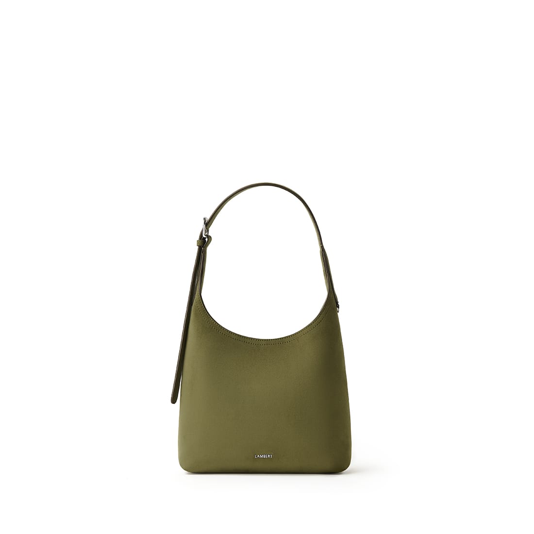 Le Elena – Sac à épaule en suède vegan moss